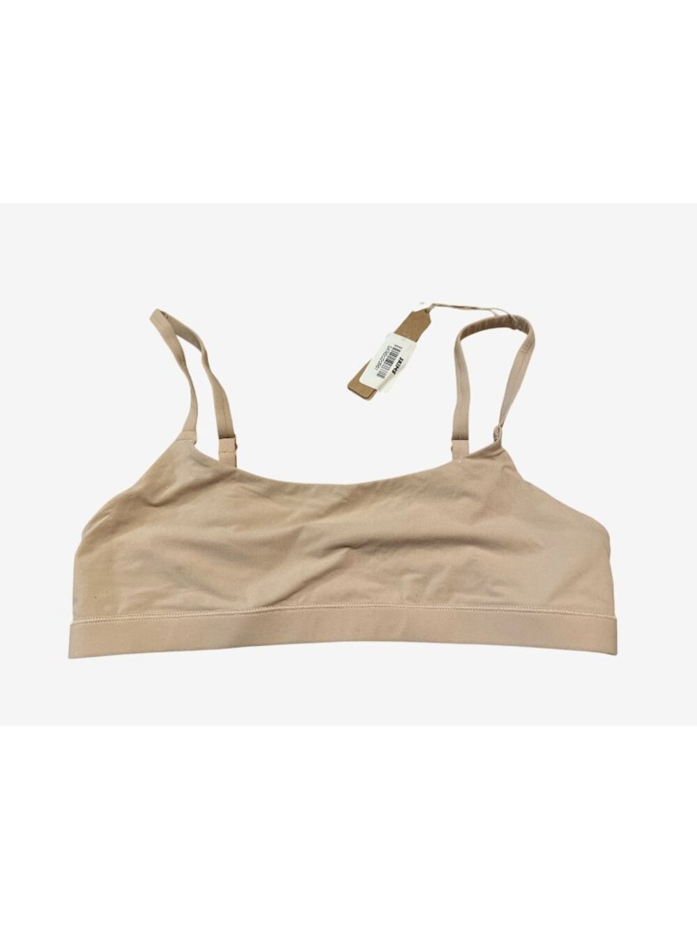 Skims Fits Everybody Scoop Bralette Nude Beige Size S Seamless Stretch Fabric